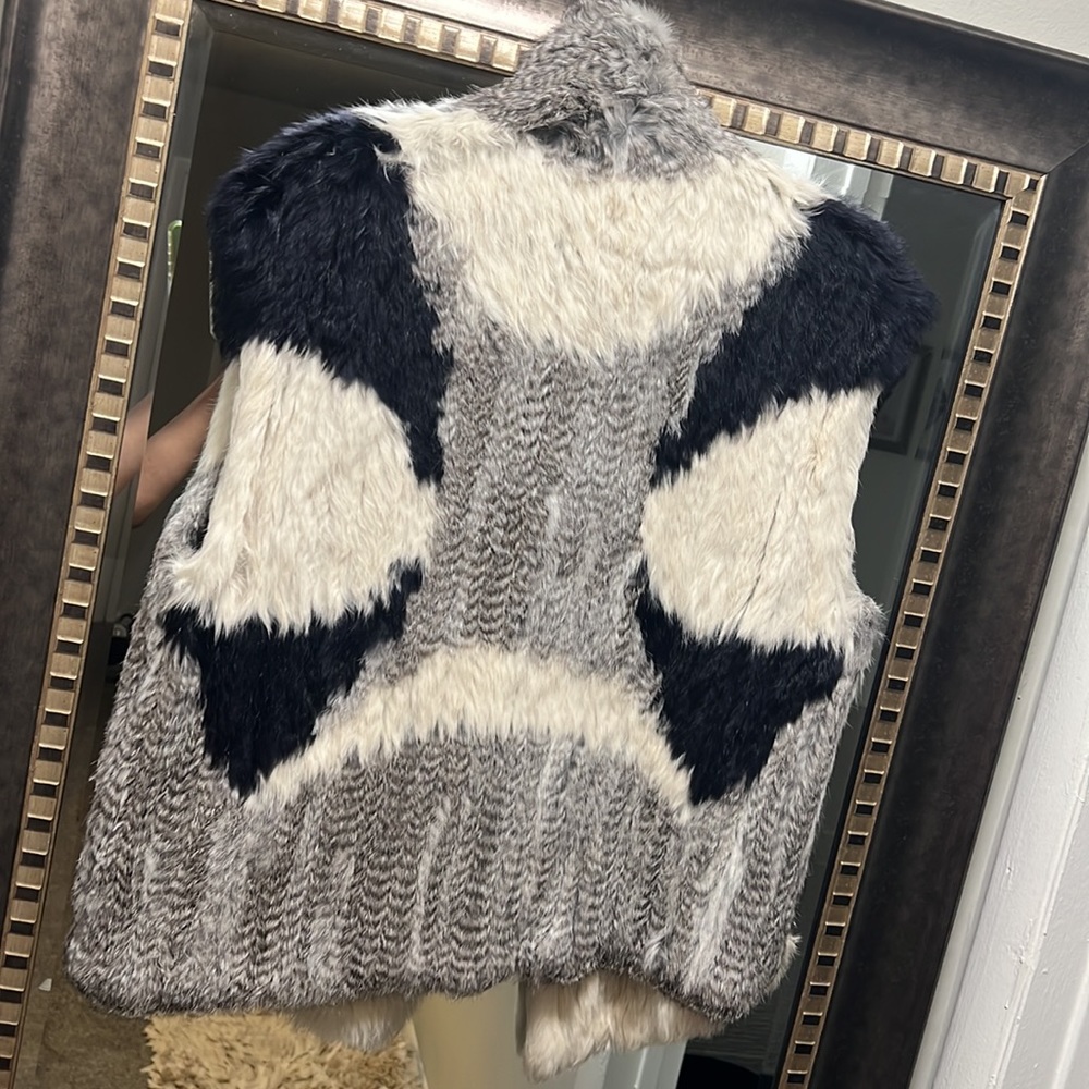 Fur vest (100% Rabbit) - Picture 3 of 6